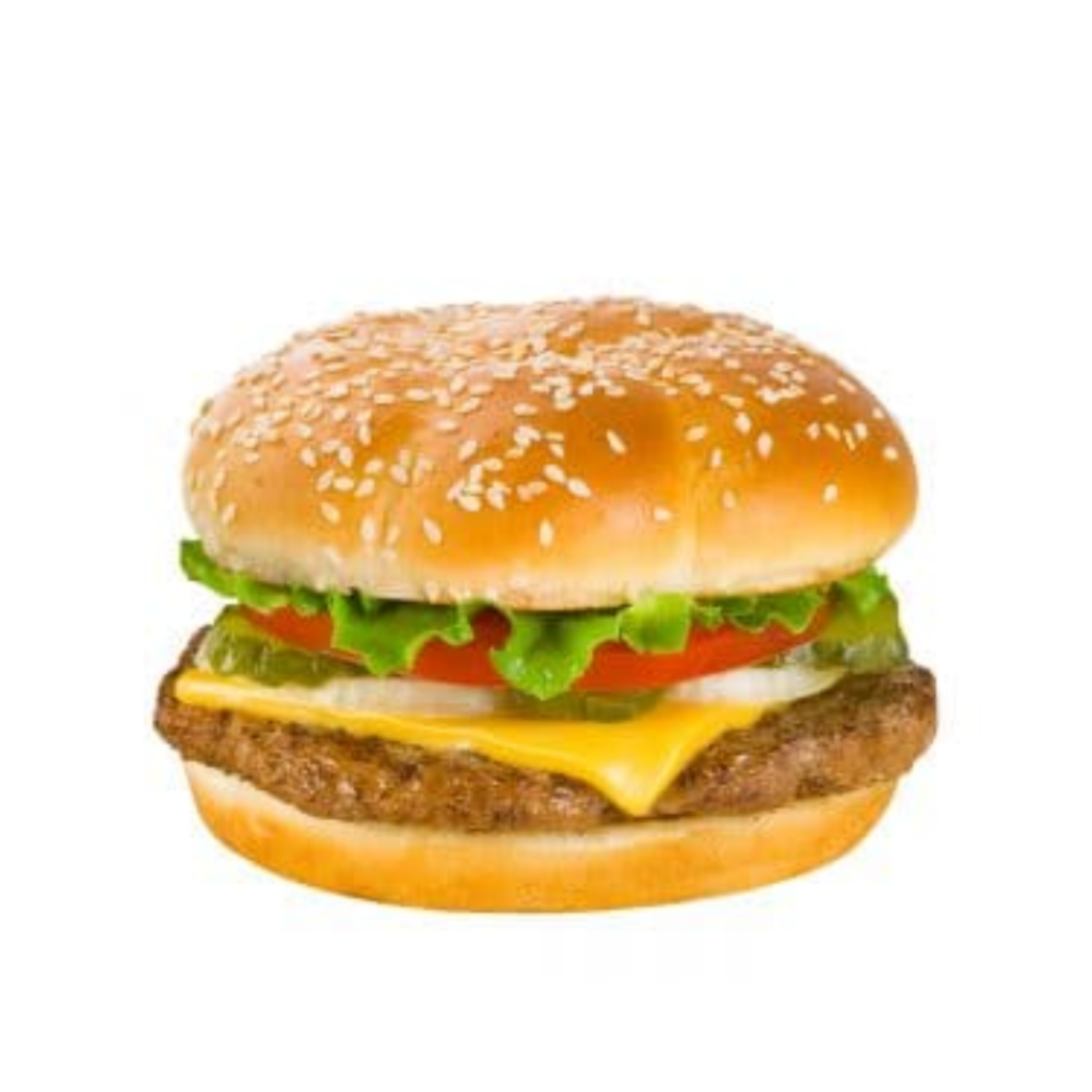 Braum's cheese burger