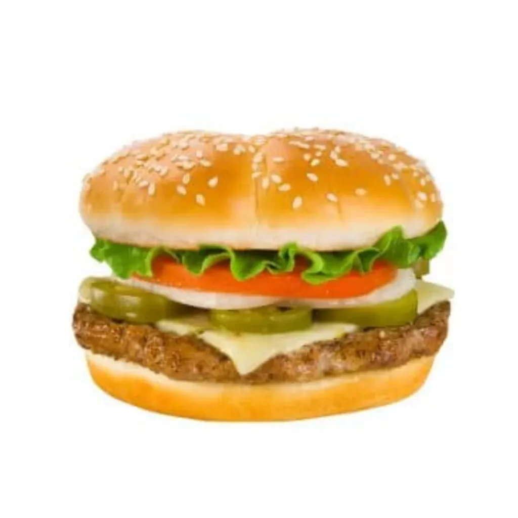 Braum's jalapeno cheeseburger