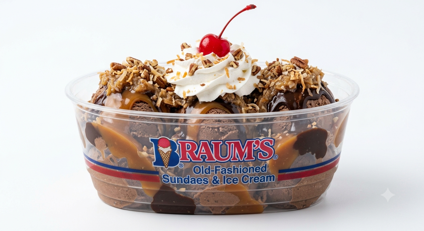 German Chocolate Sundae