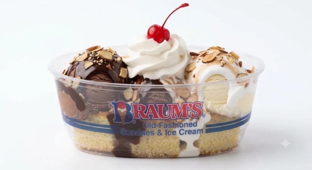 Braum's Tuxedo Sundae
