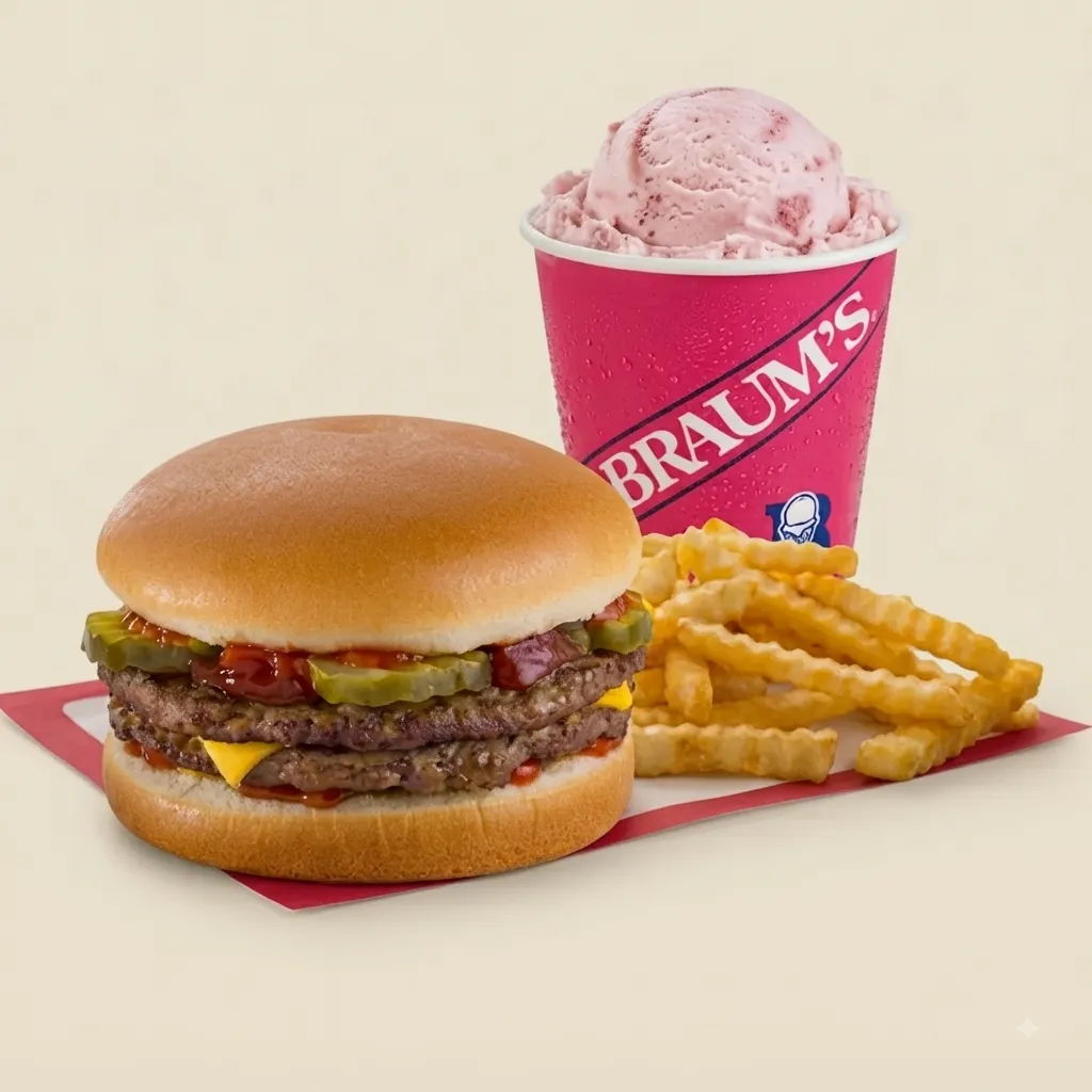 1/6 Lb. Jr Cheeseburger Combo #13