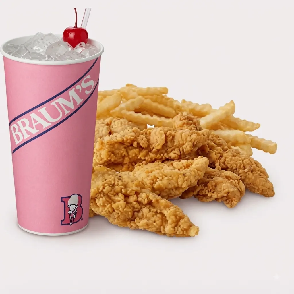 4 Chicken Strip
Combo #9