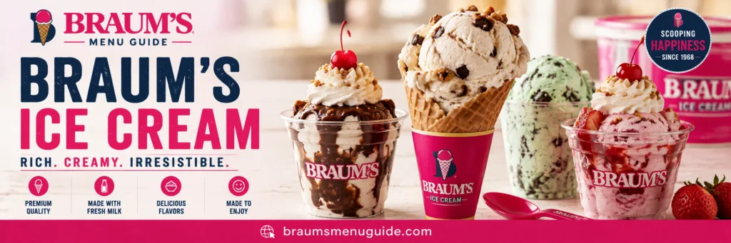 Braum’s Ice Cream Menu