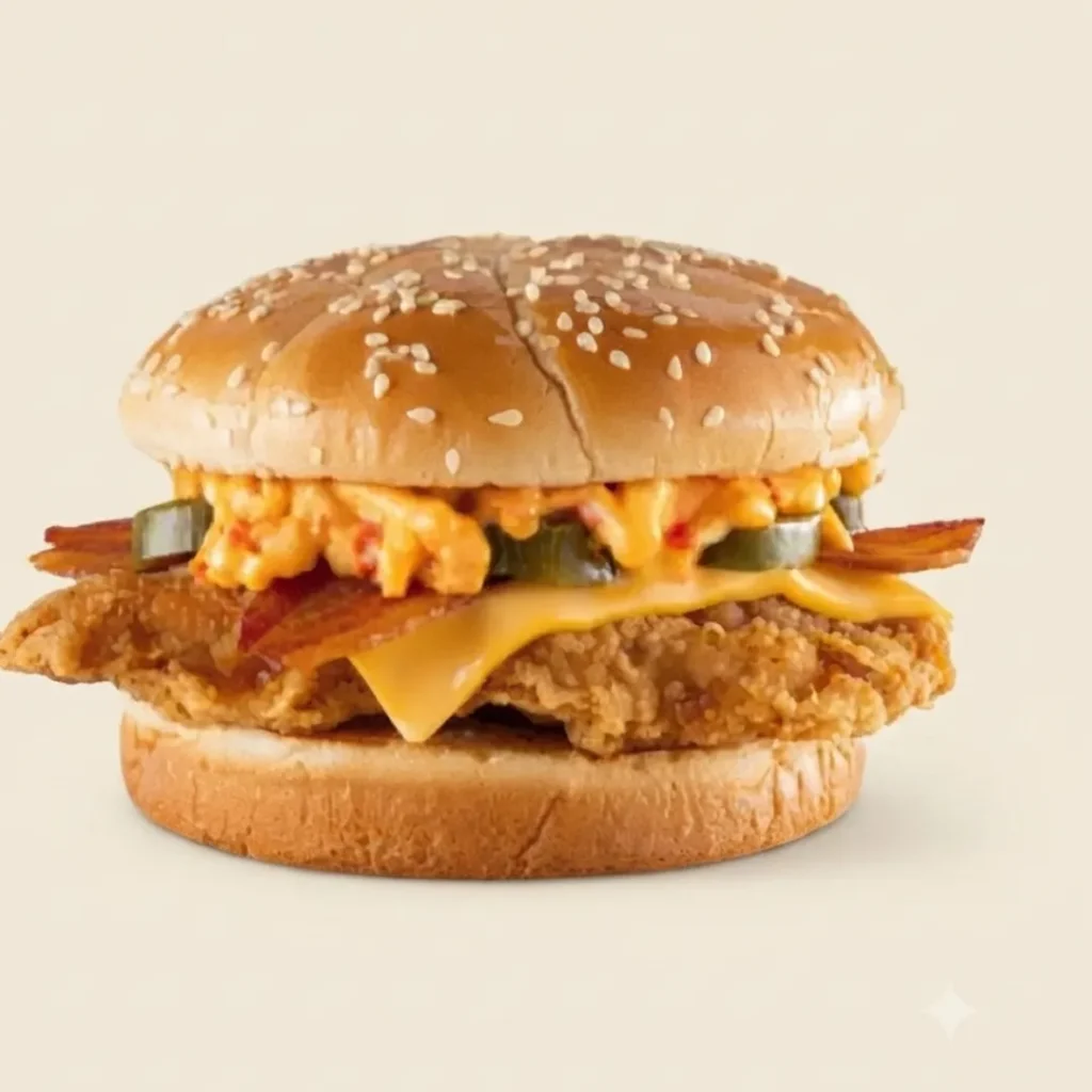 Spicy Chicken Pimento Bacon Sandwich