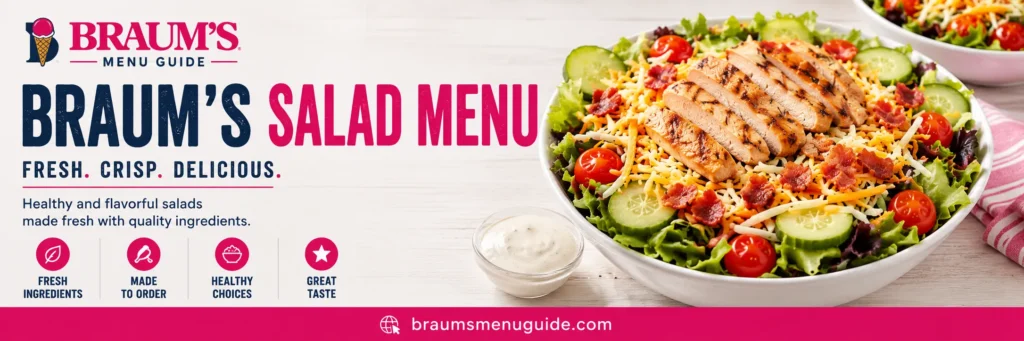 Braum’s Salad Menu