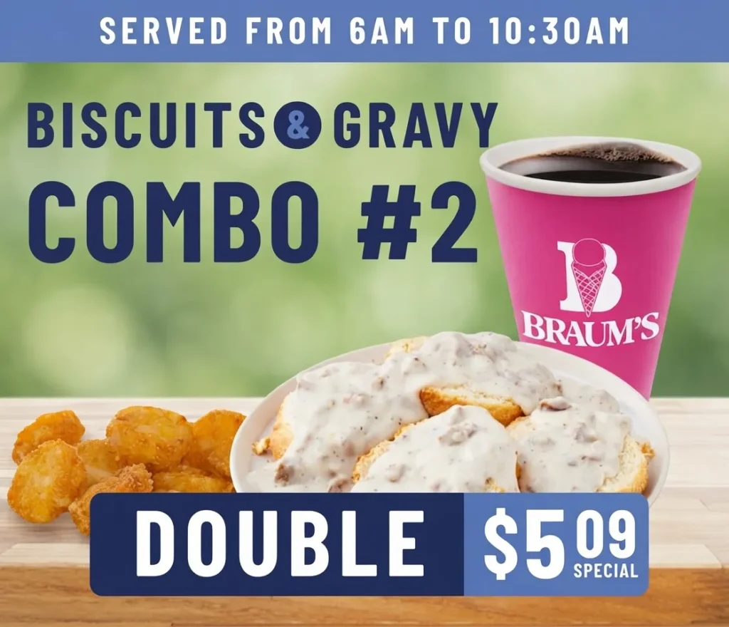 Braum's Breakfast Combo #2