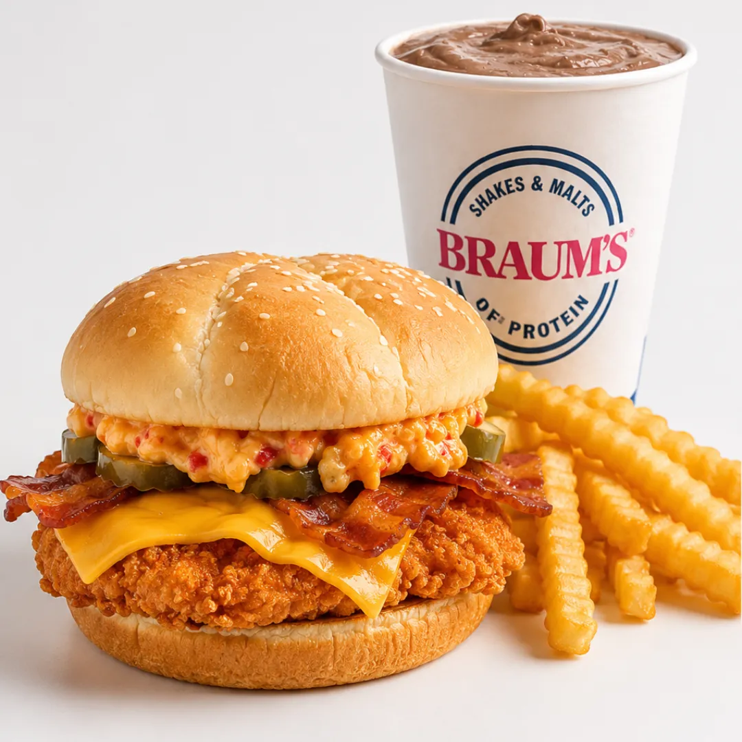 Spicy Chicken Pimento Bacon Sandwich Combo